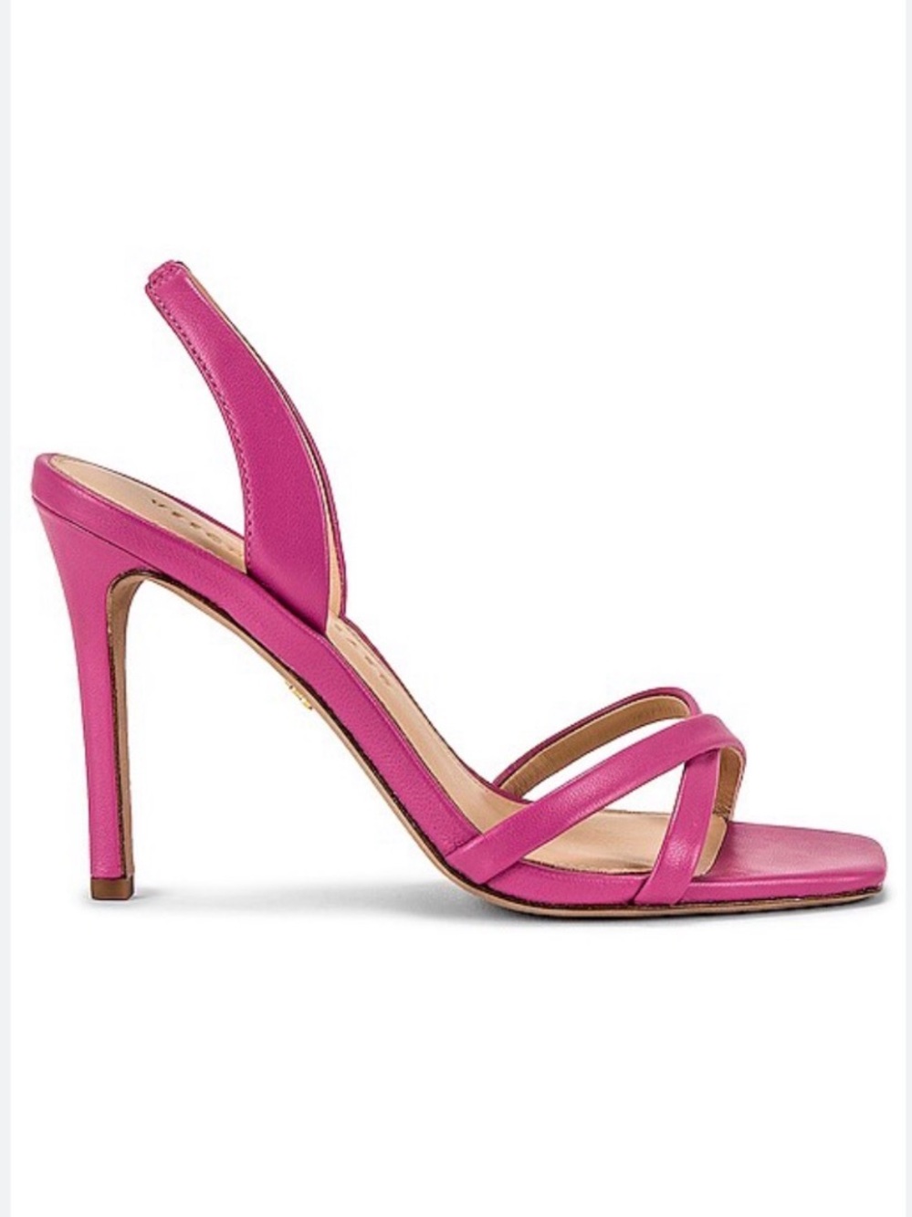 Veronica Beard Hot Pink Strappy Stiletto Sandal